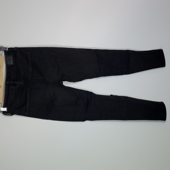 AMERICAN Eagle black next level stretch size 2 curvy high rise jeggings - Picture 4 of 8